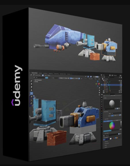 UDEMY – BLENDER LOW POLY MODELING & HAND PAINTING FOR BEGINNERS