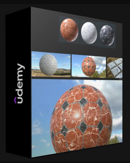 UDEMY – LEARN TO MAKE REALISTIC PBR MATERIALS IN SUBSTANCE DESIGNER