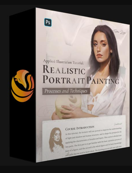 WINGFOX – APPLIED ILLUSTRATION TUTORIAL: REALISTIC PORTRAIT PAINTING PROCESSES AND TECHNIQUES