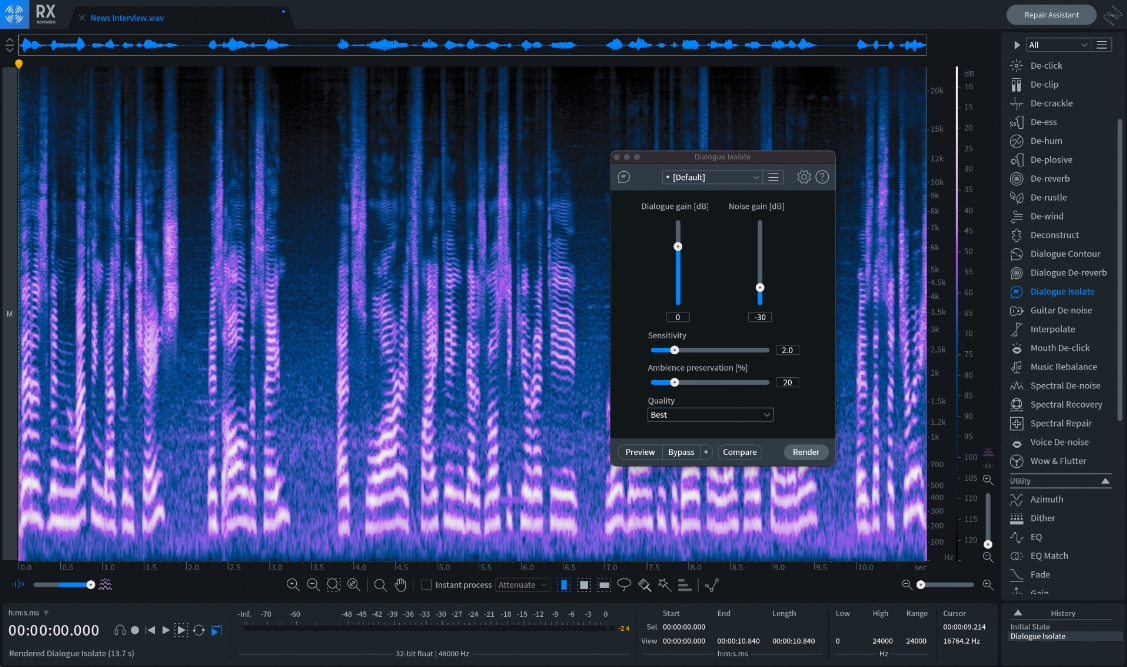 iZotope RX 10 Audio Editor Advanced v10.1.0 [WiN]