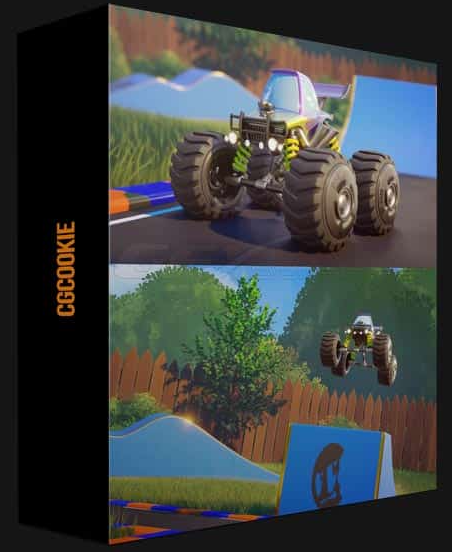 CGCOOKIE – OFF-ROAD: RIG AND ANIMATE AN RC MONSTER TRUCK IN BLENDER