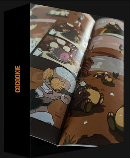 CGCOOKIE – PANELS: CREATE A COMIC BOOK WITH GREASE PENCIL IN BLENDER