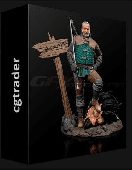 CGTRADER – VESEMIR FROM THE WITCHER 3 3D PRINT MODEL