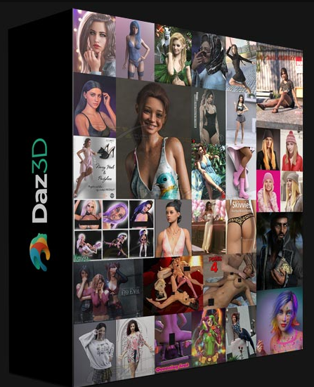 DAZ3D, POSER BUNDLE 4 DECEMBER 2022