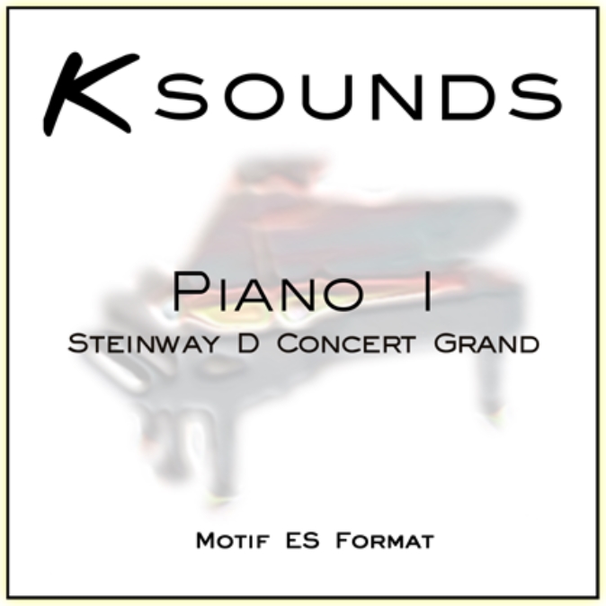 K-Sounds Piano 1 (Steinway D) [Yamaha MOTIF ES]