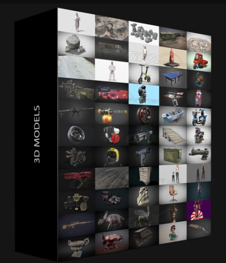 PBR GAME 3D MODELS BUNDLE 2 NOVEMBER 2022