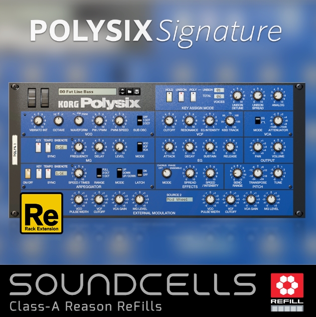 Soundcells Polysix Signature ReFill [Synth Presets]
