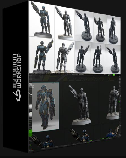 THE GNOMON WORKSHOP – SCULPTING MINIATURES FOR BOARDGAMES USING ZBRUSH