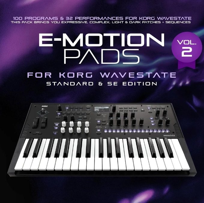 co5ma Korg Wavestate Sound Bank e-Motion Pads Vol.2 [Synth Presets]