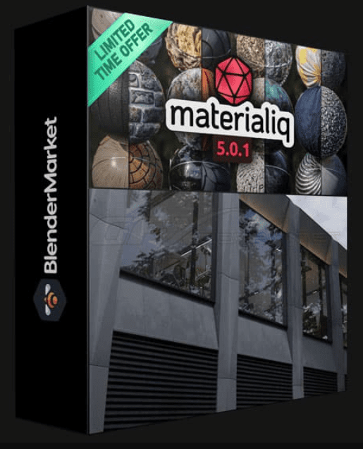 BLENDER MARKETPLACE – MATERIAL LIBRARY MATERIALIQ – CYCLES & EEVEE MATERIALS MATERIAL
