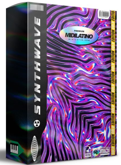 Midilatino Premium Synthwave SAMPLE Pack Vol.3 [WAV, MiDi]
