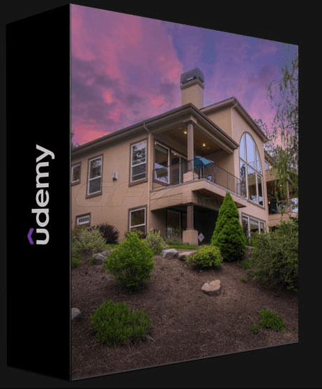 UDEMY – BECOME A PROFESSIONAL REAL ESTATE PHOTOGRAPHER UNDER 2 HOURS