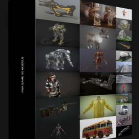 PBR GAME 3D MODELS BUNDLE 1 MARCH 2023 (Premium)