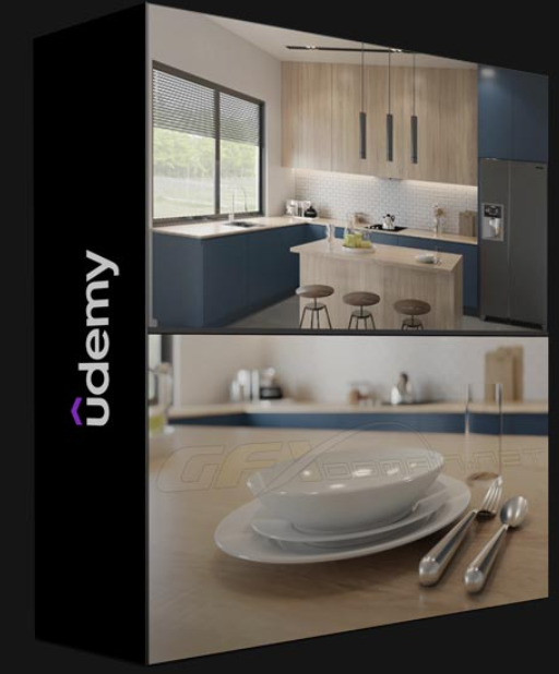 UDEMY – KITCHEN VISUALIZATION COURSE. V-RAY FOR SKETCHUP