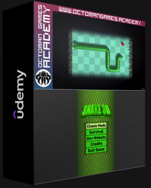 UDEMY – UNITY GAME TUTORIAL: SNAKE 3D – ARCADE GAME