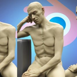 Anatomy Masterclass in Blender: Learn Male Human Anatomy (Premium)