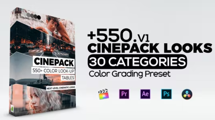 Cinepack – LUT Color Correction Presets