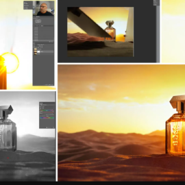 Karl Taylor – Cosmetics Product Shoot Using TV Background | Post-Production (Premium)