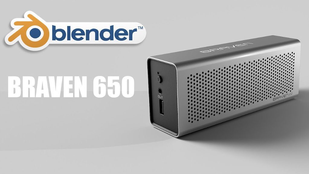 Blender: Learn how to create Braven 650 device