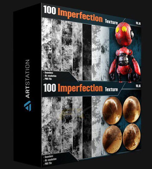 ARTSTATION – 100 IMPERFECTION TEXTURE – VOL.06