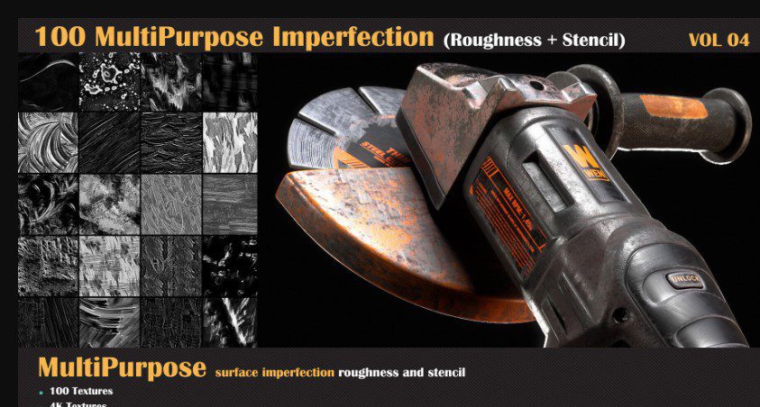 ArtStation - 100 MultiPurpose Imperfection - VOL 04