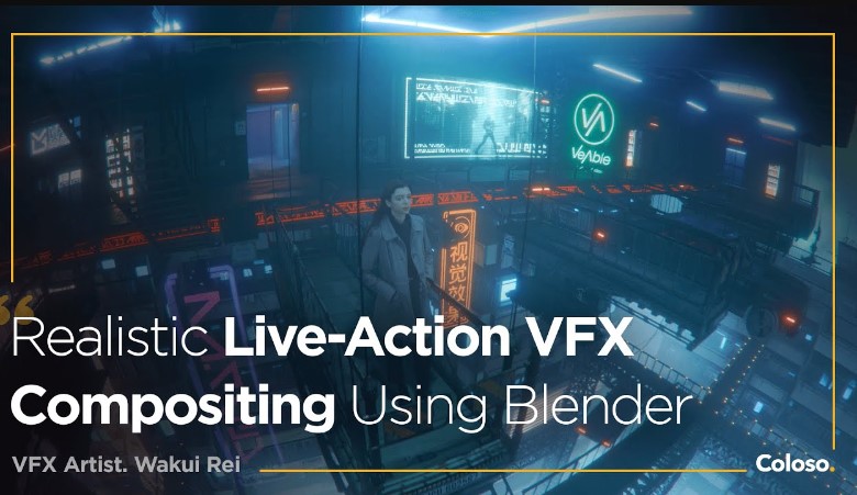 Realistic Live-Action VFX Compositing Using Blender by Wakui Rey