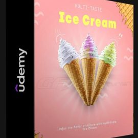 UDEMY – CINEMA 4D MASTERCLASS CREATING ICE CREAM PRODUCT (Premium)