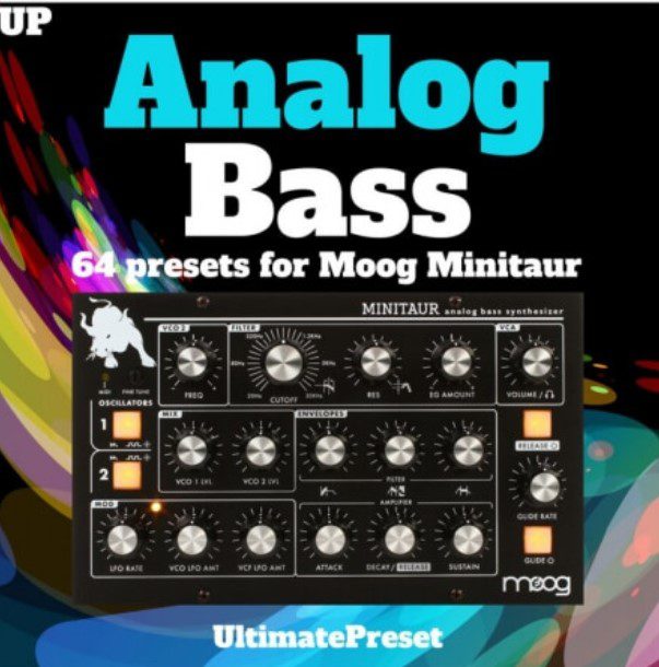 Ultimate Preset Analog Bass Moog Minitaur Soundbank