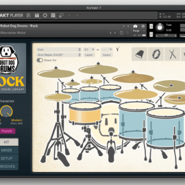 Robot Dog Drums Rock v1.0.0 KONTAKT (Premium)