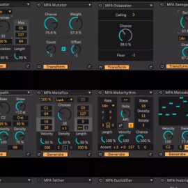 Manifest Audio MIDI Toolset 001 (Max for Live Device)  (Premium)