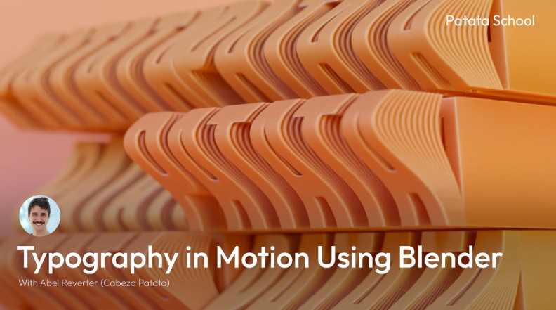 Patata School – Typography in Motion using Blender