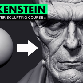 FlippedNormals – Character Concept Sculpting in ZBrush (Premium)
