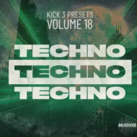 Sonic Academy KICK Presets Vol 18 Techno for SONIC ACADEMY KICK 3 (Premium)